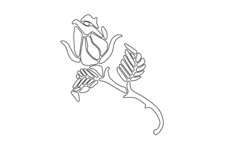 Coloriage Rose 05 – 10doigts.fr